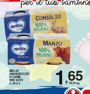 Sigma Mellin Omogeneizzati Di Carne offerta