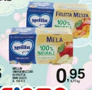 Sigma Mellin Omogeneizzati Di Frutta offerta