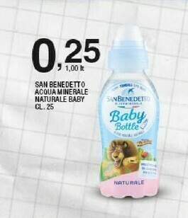 Sigma San Benedetto Acqua Minerale Naturale Baby offerta