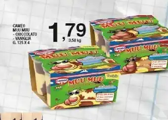 Sigma Cameo Muu Muu Vaniglia 500 G(ml) offerta