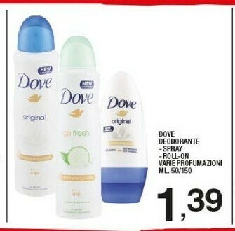 Sigma Dove Deodorante offerta