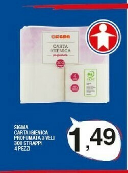 Sigma Sigma Carta Igienica offerta