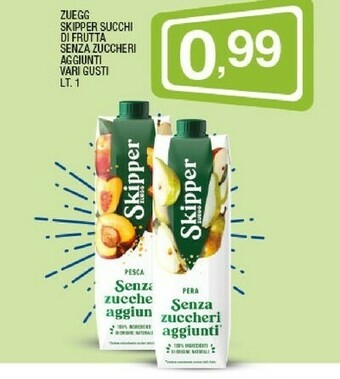 Sigma Zuegg Skipper Pesca Senza Zuccheri Aggiunti 1000 G(ml) offerta