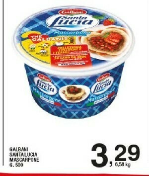 Sigma Galbani Mascarpone Santa Lucia 500 G(ml) offerta