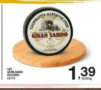 Sigma Cao formaggi Gran Sardo Pecorino offerta