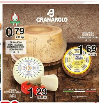 Sigma Granarolo Quattrocento Formaggio Duro 100% Italiano offerta