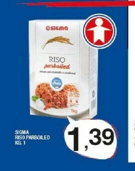 Sigma Sigma - Riso Parboiled Ideale Per Insalate Di Riso 1000 G(ml) offerta