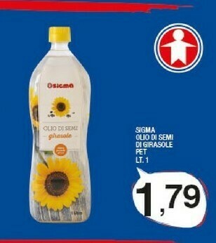 Sigma Sigma - Olio Di Semi Di Girasole 1000 G(ml) offerta