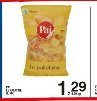 Sigma Pai - Patatina 300 G(ml) offerta