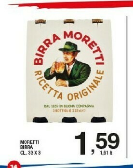 Sigma Birra Moretti - Birra Moretti 330 G(ml) offerta