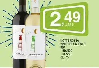 Sigma Notte rossa Vino Del Salento offerta