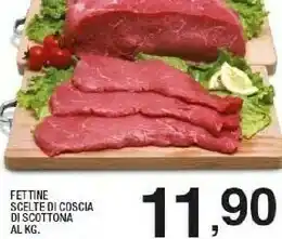 Sigma Fettine Scelte Di Coscia Di Scottona offerta