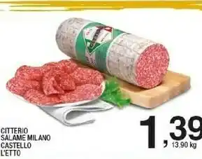 Sigma Citterio Salame Milano offerta