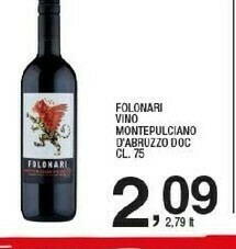 Sigma Folonari Vino Montepulciano D'abruzzo Doc offerta