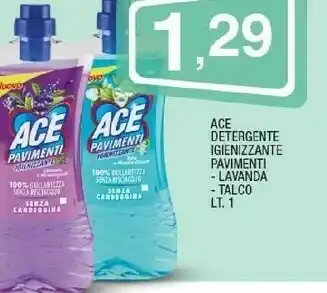 Sigma Ace Detergente Igienizzante Pavimenti Lavanda/ Talco offerta