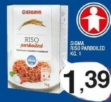 Sigma Sigma - Riso Parboiled Ideale Per Insalate Di Riso 1000 G(ml) offerta