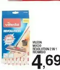 Sigma Vileda Mocio Revolution 2 In 1 Ricambio offerta
