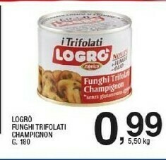 Sigma Logro Logrò - I Trifolati Funghi 180 G(ml) offerta