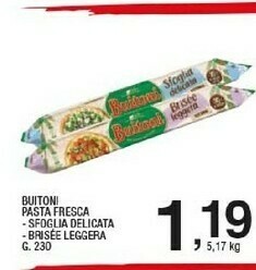 Sigma Buitoni Sfoglia Delicata Rotonda 230 G(ml) offerta