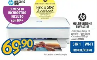 FreeShop HP MULTIFUNZIONE ENVY 6010E offerta