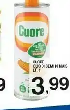 Sigma Cuore Olio Di Semi Di Mais 1000 G(ml) offerta