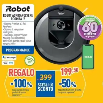 FreeShop Robot ROBOT ASPIRAPOLVERE ROOMBA I7 offerta