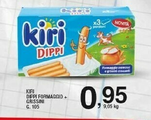 Sigma Kiri Dippi Formaggio Grissini offerta