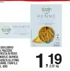Sigma Equilibera & Piacere Pasta Di Riso Mais E Quinoa Senza Glutine offerta