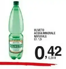 Sigma Uliveto Acqua Minerale Naturale 1500 G(ml) offerta