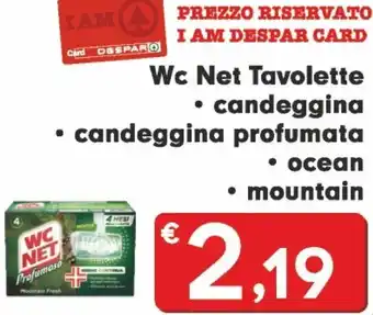 Despar Wc net tavolette candeggina offerta