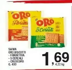Sigma Saiwa Oro 5 Cereali 400 G(ml) offerta