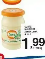 Sigma Cuore Maionese Senza Uova, Con Proteine Vegetali 180 G(ml) offerta