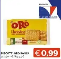 Mercatò Oro saiwa biscotti offerta