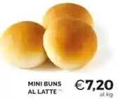 Mini buns al latte