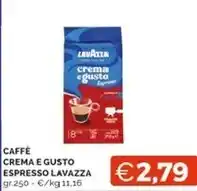 Mercatò Lavazza caffè crema e gusto espresso offerta