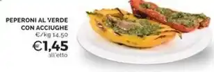 Mercatò Peperoni al verde con acciughe offerta