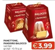 Mercatò Balocco panettone, i pandoro offerta