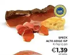Mercatò Speck alto adige igp offerta