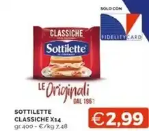 Mercatò Sottilette classiche offerta