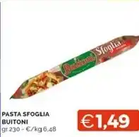 Mercatò Buitoni pasta sfoglia offerta
