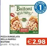 Mercatò Buitoni pizza surgelata bella napoli offerta