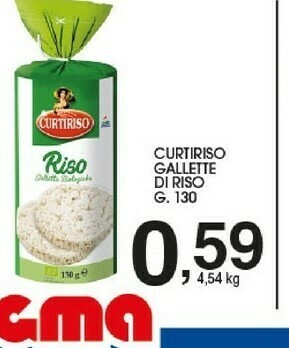Sigma Curtiriso Riso Gallette Biologiche 130 G(ml) offerta