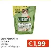 Mercatò Ultima cibo per gatti offerta