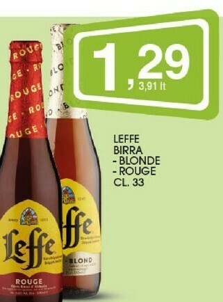 Sigma Leffe - Blonde 330 G(ml) offerta