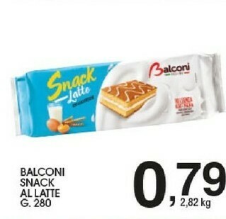Sigma Balconi Snack Al Latte offerta