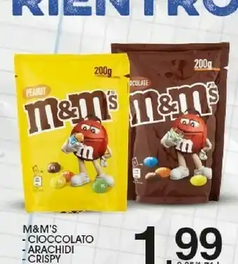 Sigma M&M's Cioccolato/ Arachidi/ Crispy offerta