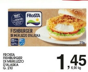 Sigma Frosta Fishburger 100% Filetto Di Merluzzo D'Alaska 210 G(ml) offerta