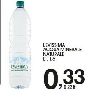 Sigma Levissima Acqua Minerale Naturale offerta