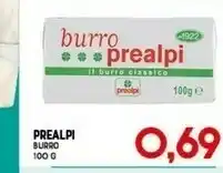 Gran Risparmio Prealpi Il Burro Classico 100 G(ml) offerta