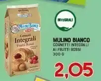 Gran Risparmio Mulino Bianco Cornetti Integrali Frutti Rossi 300 G(ml) offerta